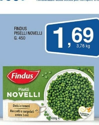 Sigma Findus Piselli Novelli 450 G(ml) offerta