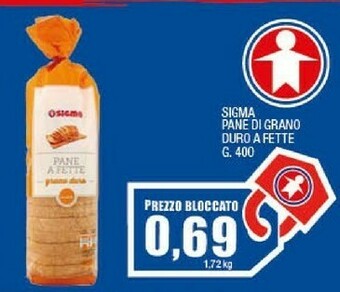 Sigma Sigma - Pane A Fette Grano Duro offerta