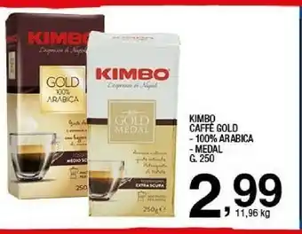 Kimbo Caffe Gold - 100% Arabica - Medal