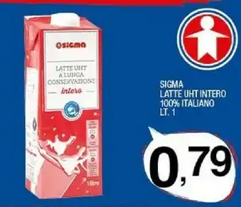 Sigma Sigma Latte Uht Intero 100% Italiano offerta