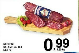 Sigma Negroni Salame Napoli offerta