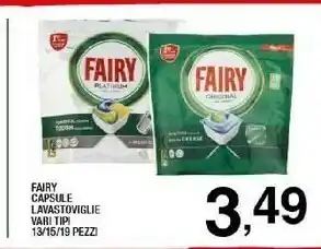 Sigma Fairy Detersivo Lavastoviglie offerta