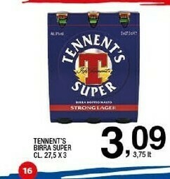 Sigma Tennent's Birra offerta