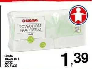 Sigma Sigma Tovaglioli offerta