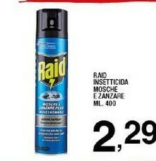 Sigma Raid Insetticida Mosche E Zanzare offerta