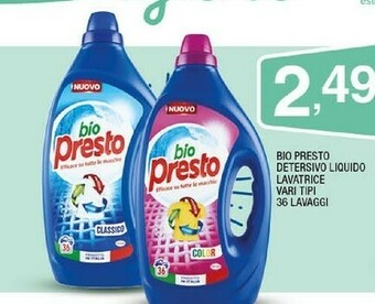 Sigma Presto Detersivo Lavatrice offerta