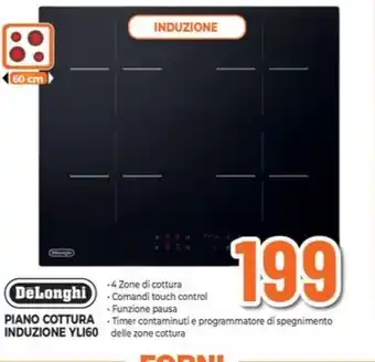 Expert DeLonghi PIANO COTTURA INDUZIONE YLI60 offerta
