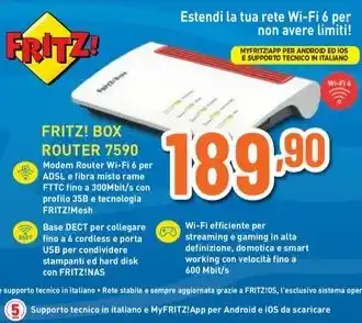Expert FRITZ! BOX ROUTER 7590 offerta