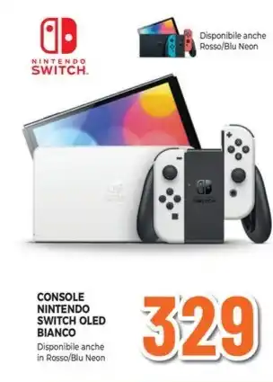 Expert CONSOLE NINTENDO SWITCH OLED BIANCO offerta