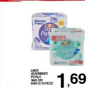 Sigma Lines Assorbenti Petalo offerta