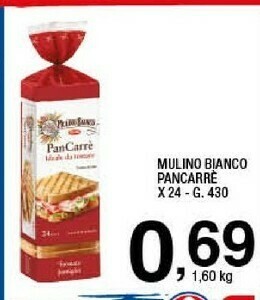 Sigma Mulino Bianco Pan Carrè 430 G(ml) offerta