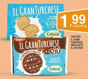 Sigma Colussi Il GranTurchese Più Integrale Con Gocce Di Cioccolato 600 G(ml) offerta