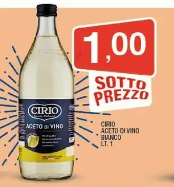 Sigma Cirio Aceto Di Vino offerta