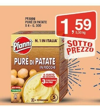 Pfanni Purè Di Patate In Fiocchi