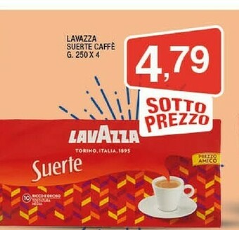 Sigma Lavazza Suerte Caffè offerta