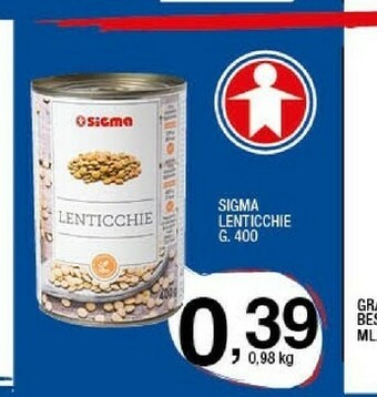 Sigma Sigma Lenticchie offerta