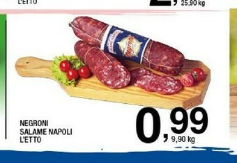 Sigma Negroni Salame Napoli offerta