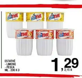 Sigma Ferrero Ferrero - EstaThè Limone Bicchierino 200 g(ml) offerta