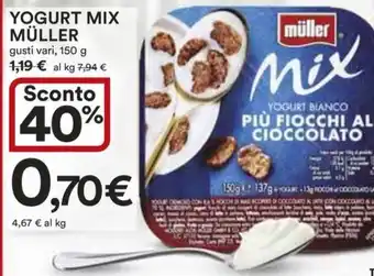 Ipercoop YOGURT MIX MÜLLER gusti vari, 150 g offerta