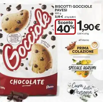 Ipercoop BISCOTTI GOCCIOLE PAVESI 500 g offerta