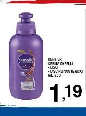 Sigma Sunsilk Crema Capelli offerta