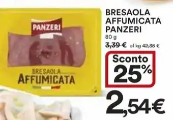 BRESAOLA AFFUMICATA PANZERI 80 g