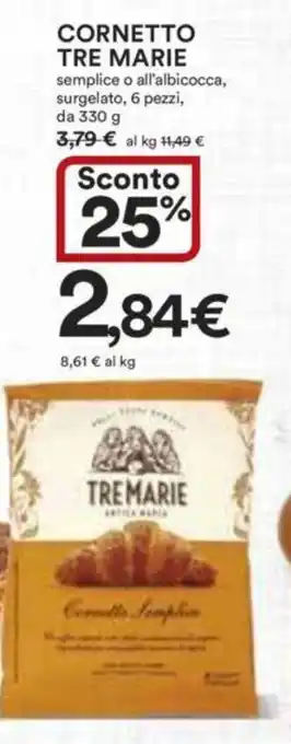 Ipercoop CORNETTO TRE MARIE offerta