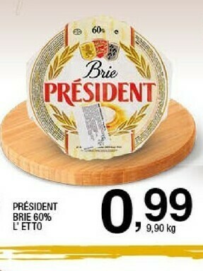 Sigma Prèsident Brie 60% offerta