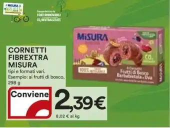 Ipercoop CORNETTI FIBREXTRA MISURA offerta