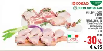 Conad FUSI, SOVRACOSCE DI POLLO CONAD offerta
