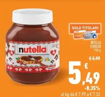 Conad NUTELLA FERRERO offerta