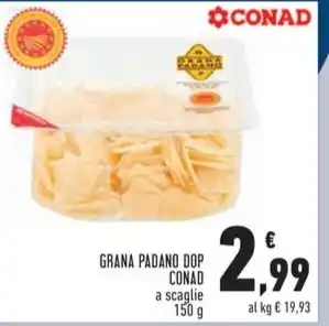 Conad GRANA PADANO DOP CONAD offerta