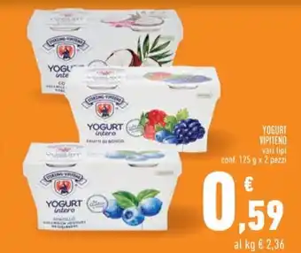 Conad YOGURT VIPITENO vari tipi offerta