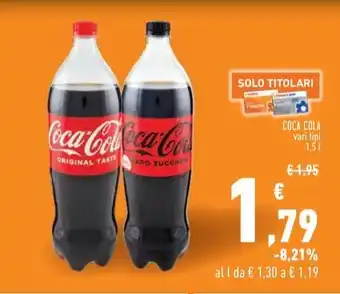 Conad COCA COLA vari tipi offerta