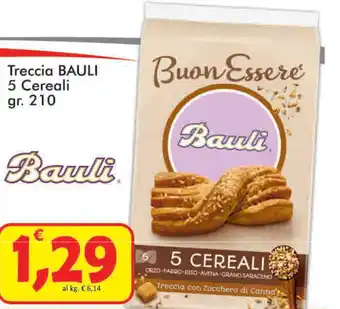 Paghi Poco Bauli Treccia 5 Cereali 210 gr offerta