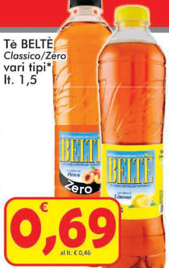 Paghi Poco Beltè Tè Classico/Zero 1.5 lt offerta