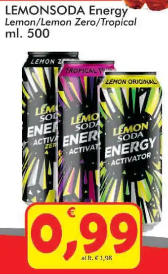 Lemonsoda Energy 500 ml