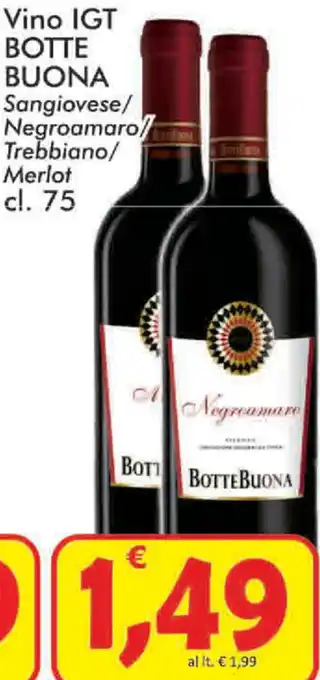 Paghi Poco Vino IGT Botte Buona 75 cl offerta