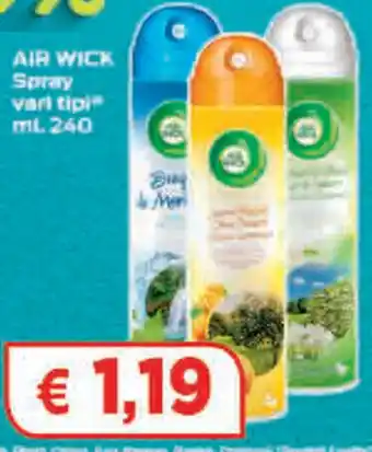 Paghi Poco Air Wick Spray 240 ml offerta