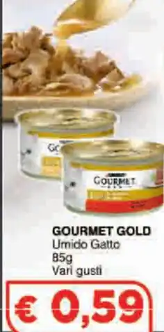 Paghi Poco Gourmet Gold Umido Gatto 85 g offerta