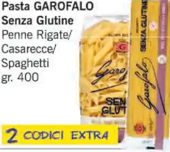 Paghi Poco Garofalo Pasta Senza Glutine Penne Rigate/Casarecce/Spaghetti 400 gr offerta