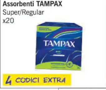 Tampax Assorbenti Super/Regular x20