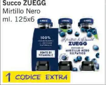 Paghi Poco Zuegg Succo Mirtillo Nero 125x6 ml offerta