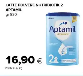 Tigre LATTE POLVERE NUTRIBIOTIK 2 APTAMIL gr 830 offerta