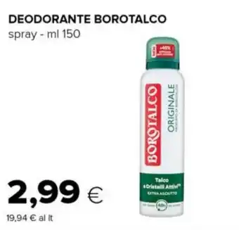 Tigre DEODORANTE BOROTALCO spray - ml 150 offerta