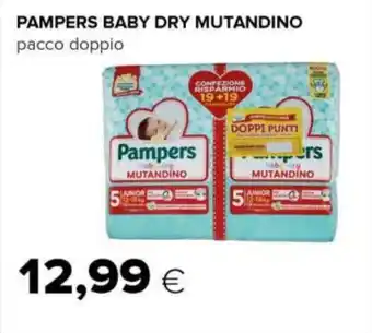 Tigre PAMPERS BABY DRY MUTANDINO pacco doppio offerta