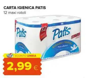 Tigre CARTA IGIENICA PATIS 12 maxi rotoli offerta