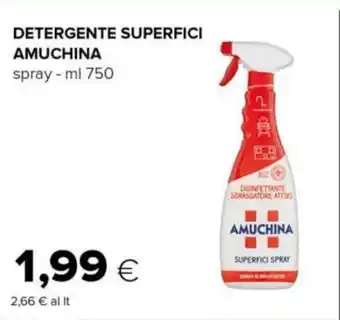 Tigre DETERGENTE SUPERFICI AMUCHINA spray-ml 750 offerta