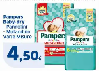 Sigma Pampers Baby-dry - Pannolini - Mutandino Varie Misure Pampers offerta