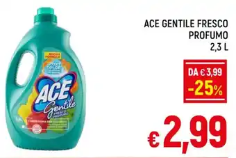 A&O ACE GENTILE FRESCO PROFUMO 2,3 L offerta